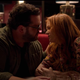 Josh Gad and Isla Fisher about to kiss on their new rom-com series Wolf Like Me.